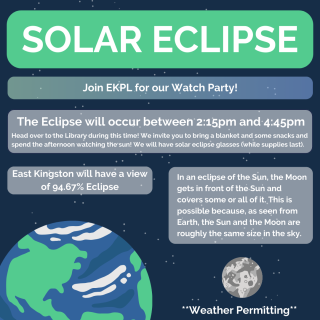 Solar Eclipse Watch Party @ EKPL 4/8/24